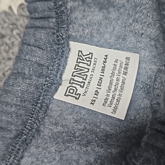 PINK xs sweatpants n matching zipper up hoodie - Picture 4 of 8